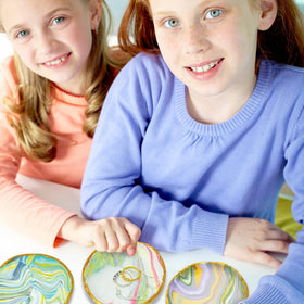 JOiFULi baked bowls offer sturdy display-ready keepsakes after kid-friendly crafting