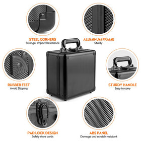 JoyHood aluminum frame with wooden board combines durability and elegant texture