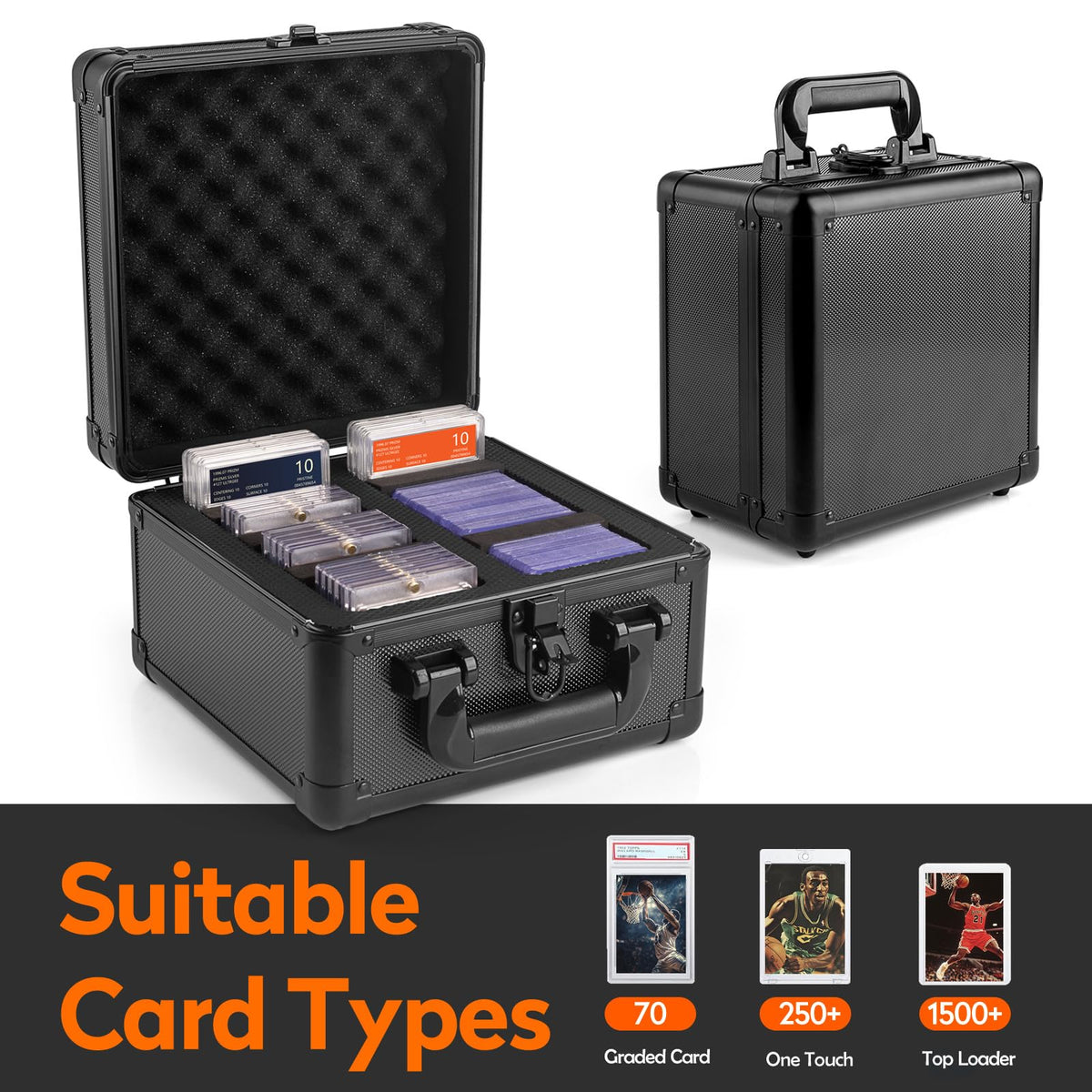 JoyHood hard plastic shell protects cards from shocks, dust, and moisture