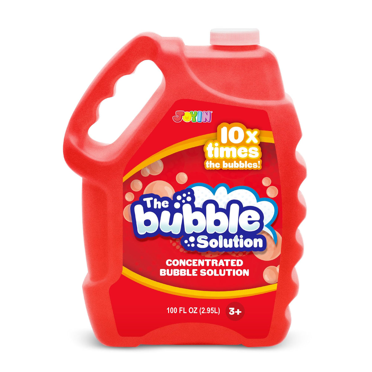 JOYIN 100oz bubble solution bottle for easy large-bubble sessions at parties