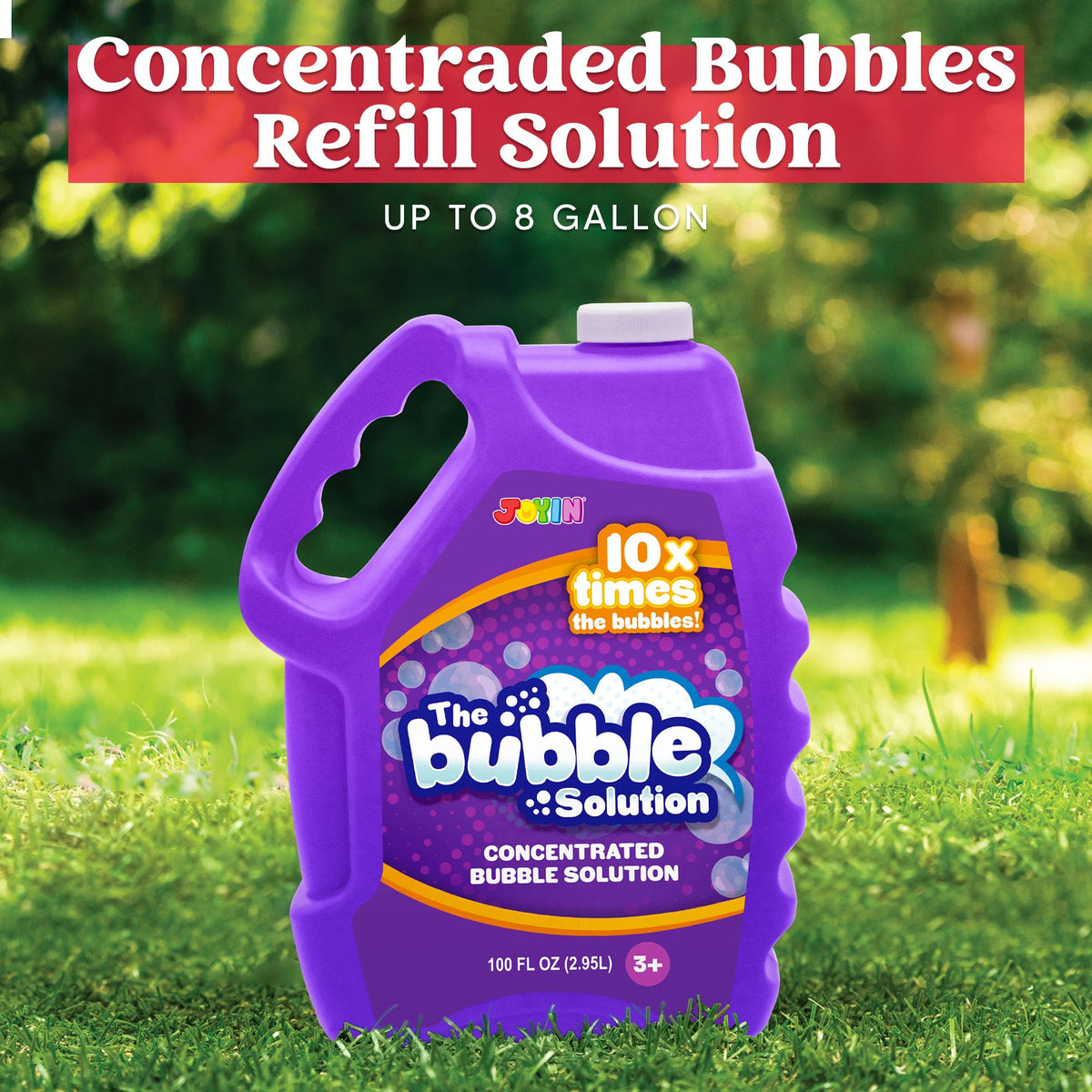 JOYIN giant bubbles option delivers dramatic bubbles for demos and outdoor events.