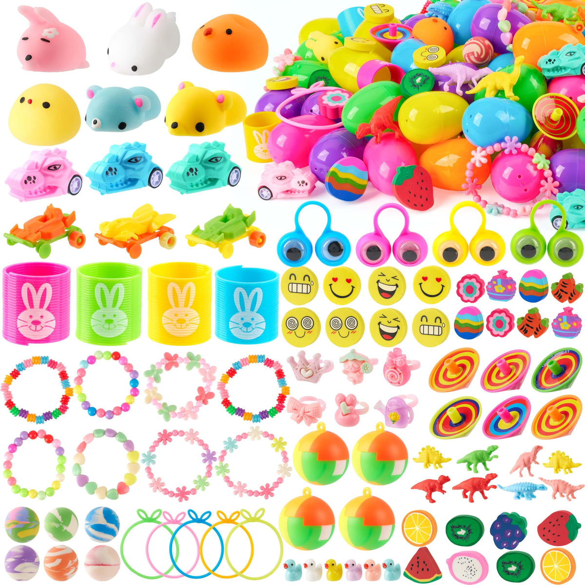 JOYIN 100Pcs prefilled Easter eggs ready for exciting egg hunts