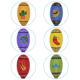 JOYIN orange mini maracas set for upbeat rhythms and classroom play