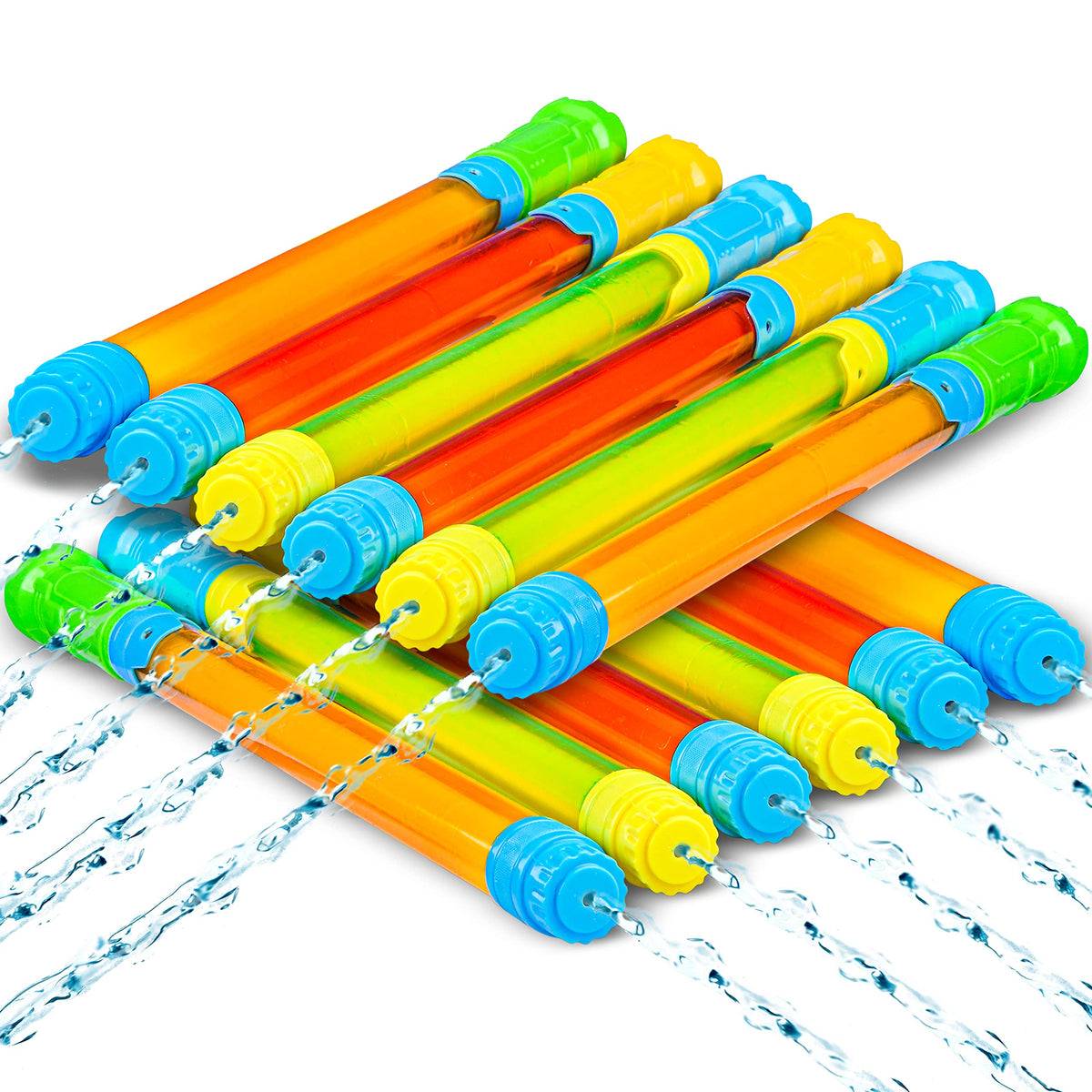 JOYIN 12-pack water blaster set in bright colors for summer play