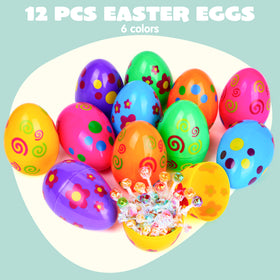 JOYIN 12pc yellow Easter egg for bright eye-catching gift fills and party decor.