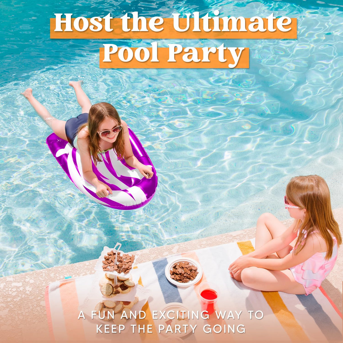 JOYIN inflatable boards help kids stay buoyant during pool parties and vacations