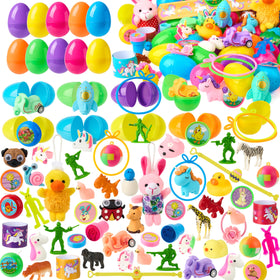 JOYIN 2.2-inch hinged Easter egg filled with surprises for playtime