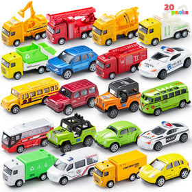 JOYIN pull-back police car set enhances imaginative play and fine motor skills