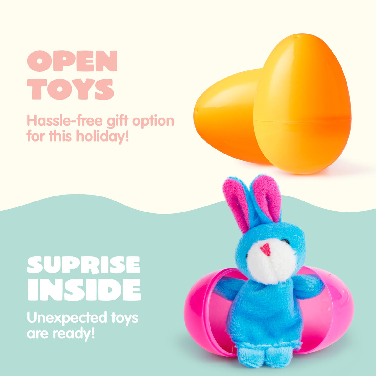 JOYIN 24 farm animal puppets inside each egg for imaginative play