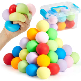 JOYIN 24-pack slow rising stress balls in assorted colors for tactile focus and stress relief