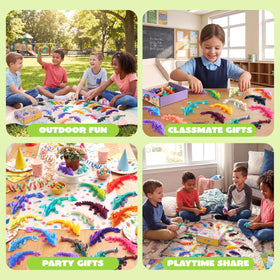 JOYIN classroom prizes motivate learning with 24 colorful dragon figures