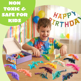 JOYIN articulated dragons with iridescent textures add tactile variety and visual appeal