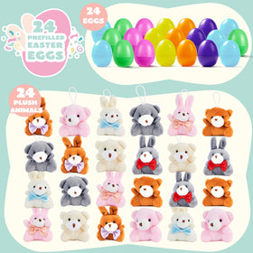 JOYIN plush bear keychains for kids' gifts and party favors.