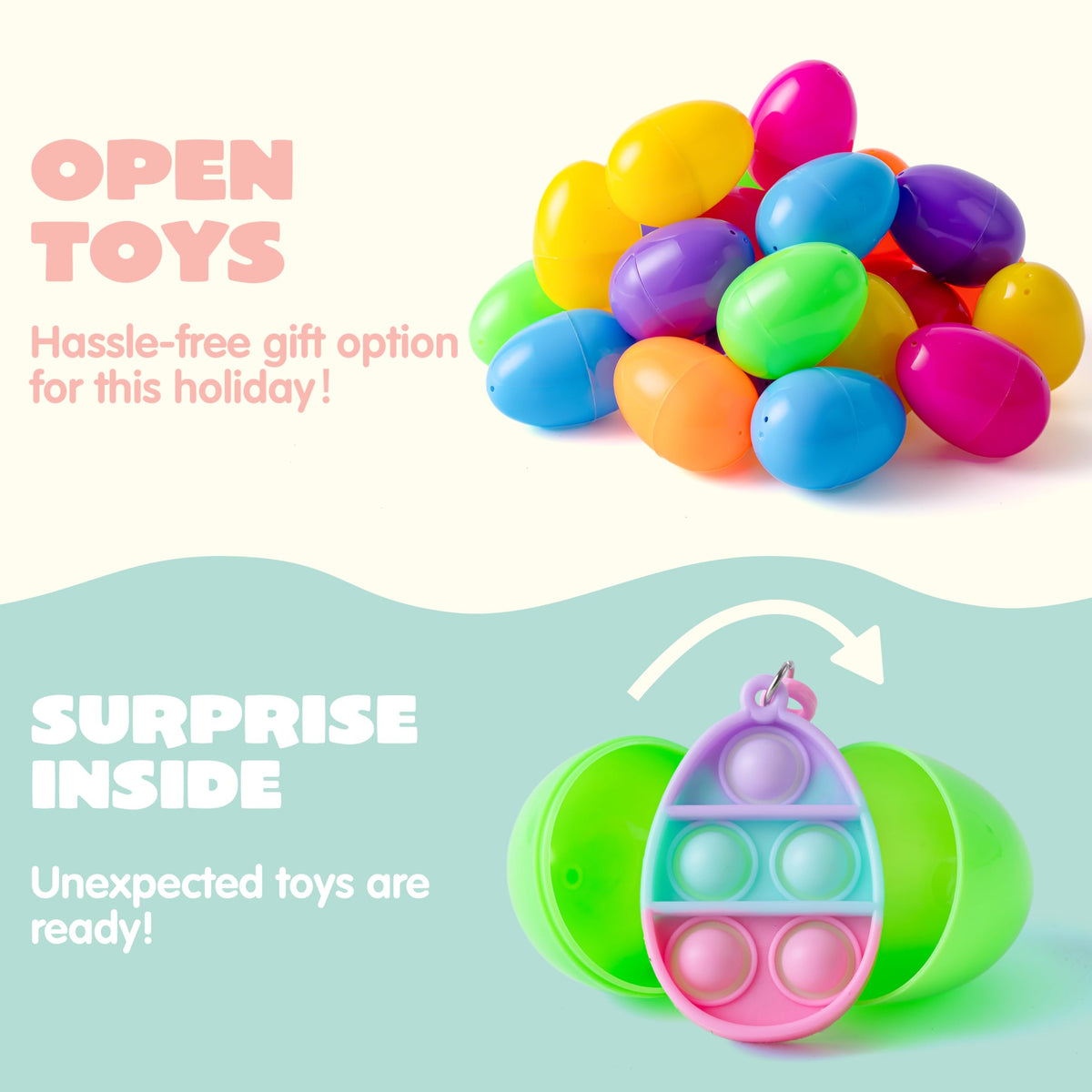 JOYIN chick design bubble keychain for gentle tactile activity