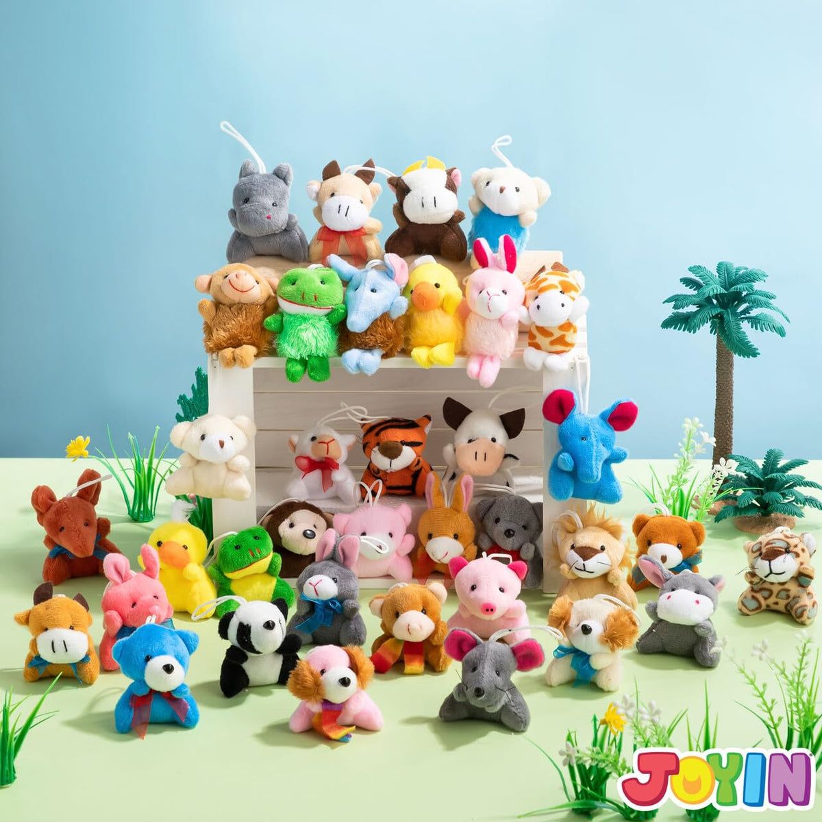 JOYIN 36-pack plush prizes for carnival games and pinatas.