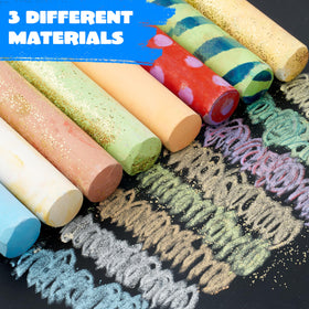 JOYIN child-friendly grips for easy chalk handling and less breakage