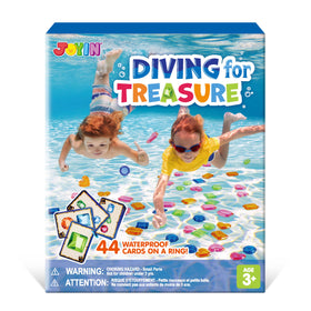 JOYIN 4-in-1 diving pool toys offering underwater seek-and-find gems for kids.