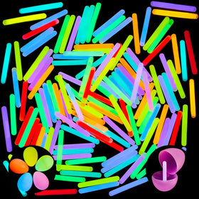 JOYIN 400 mini glow sticks set for party favors and decorations.