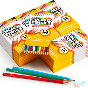 JOYIN 432-count colored pencils bulk for classrooms and crafts.