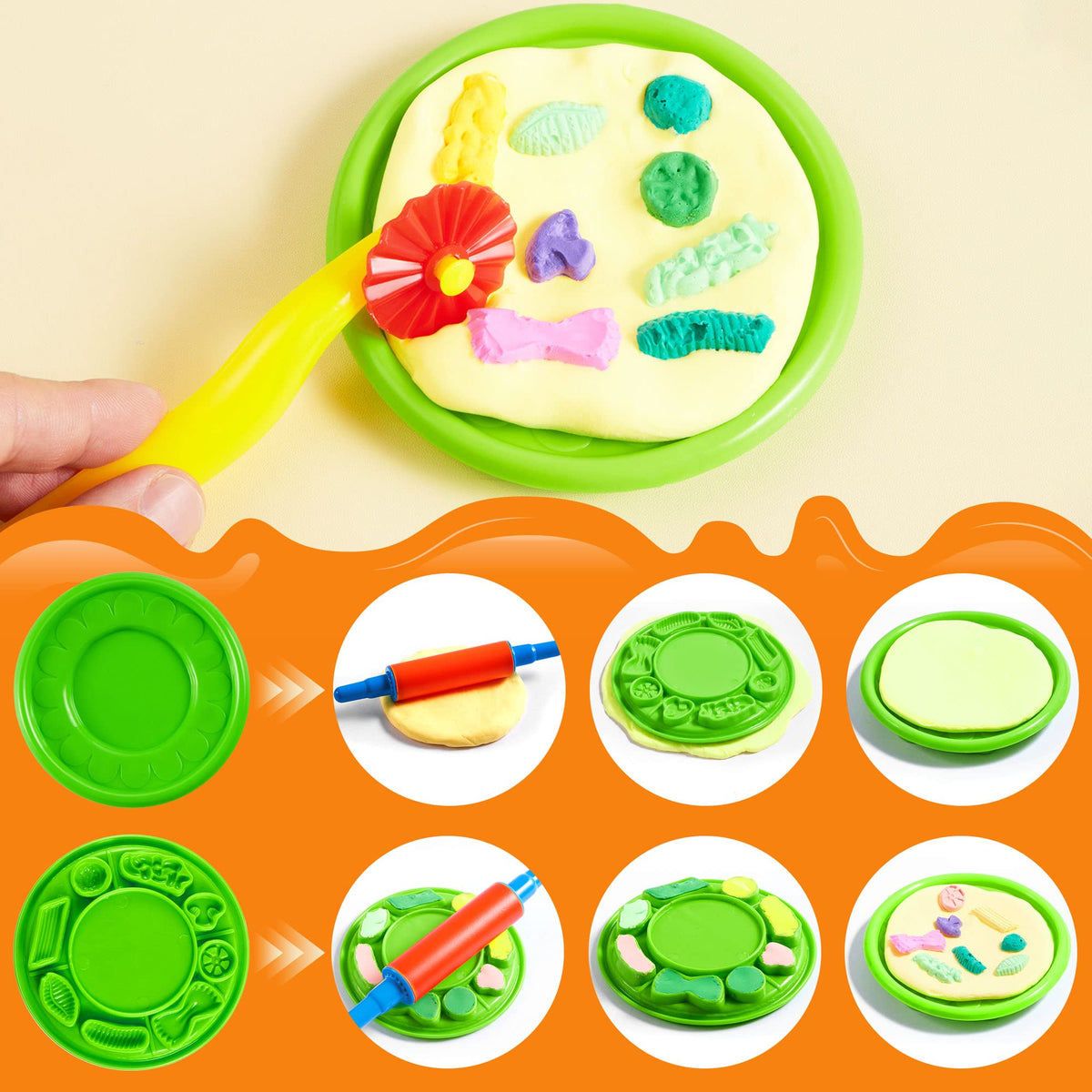JOYIN 44 clay tools set molds animals enables imaginative mini-creations.