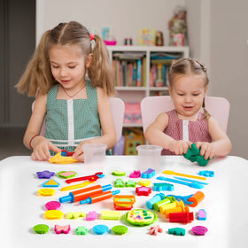 JOYIN 44 clay tools set molds plants inspires nature-themed crafts.