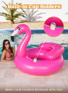 JOYIN 45-inch diameter pool float provides ample space.