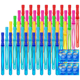 JOYIN 48-pack bubble wands collection for colorful outdoor bubble play.