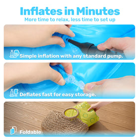 JOYIN 54x56x28-inch pool for infants provides safe, contained water play