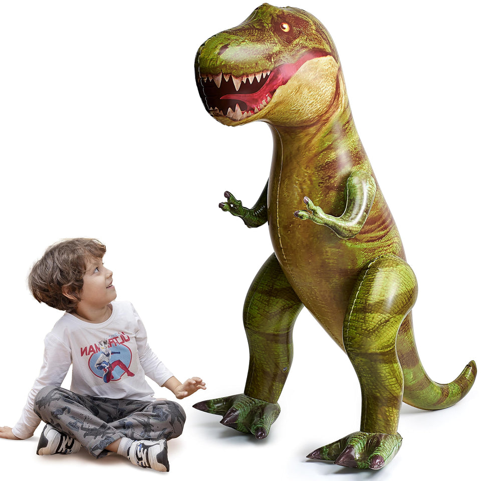JOYIN 62-inch giant T-rex inflatable stands tall for party decor and photo ops.