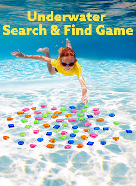 JOYIN 64 gems for color, shape, and gem matching in pool play.