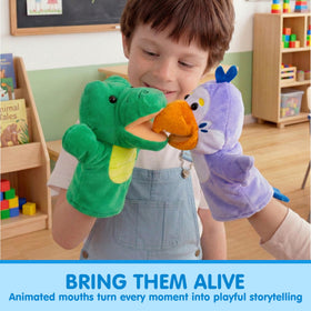 JOYIN crocodile hand puppet enhances playful role-play and classroom storytelling.