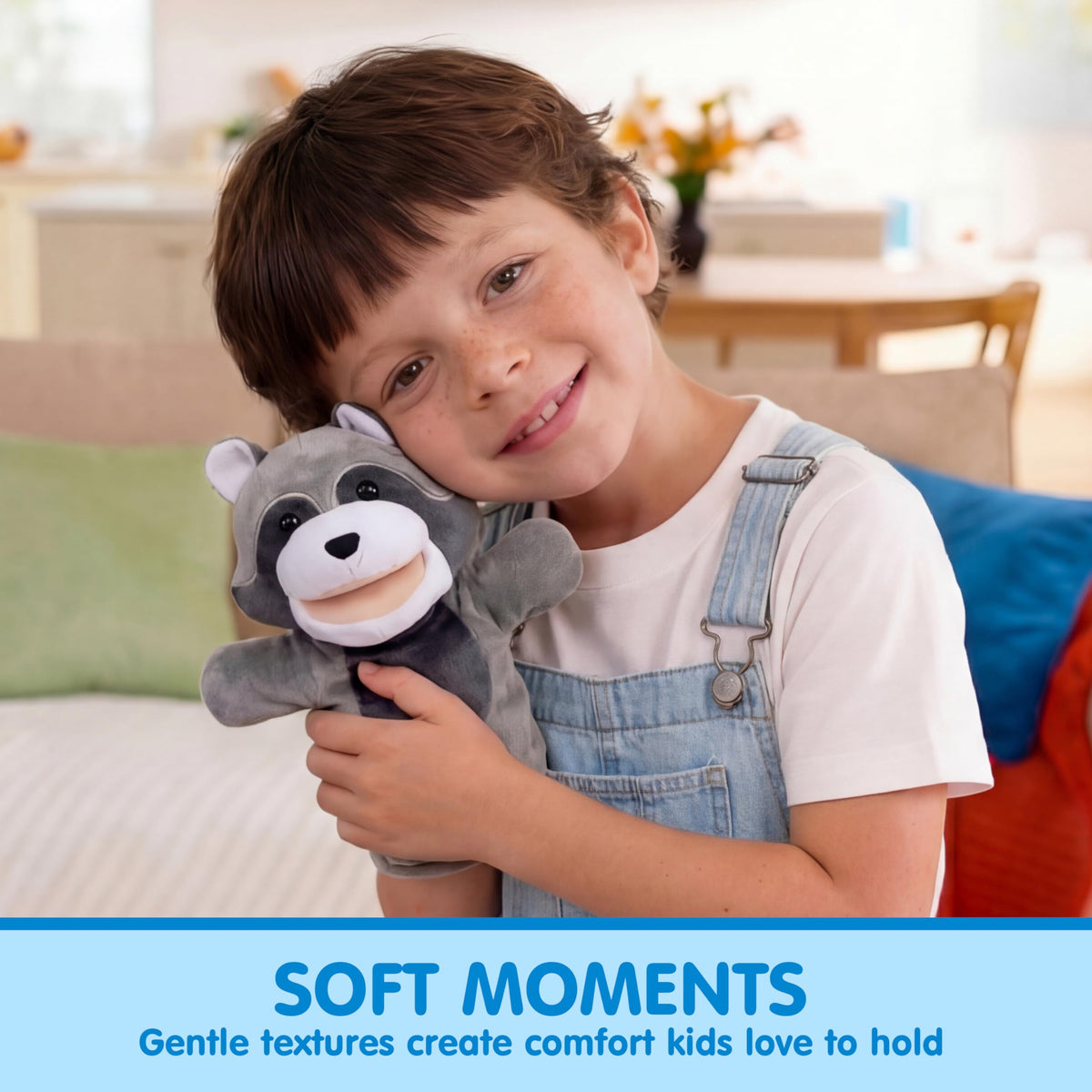JOYIN raccoon hand puppet sparks creative scenes and narrative skills.