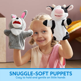 JOYIN sheep hand puppet for creative play and social interaction.