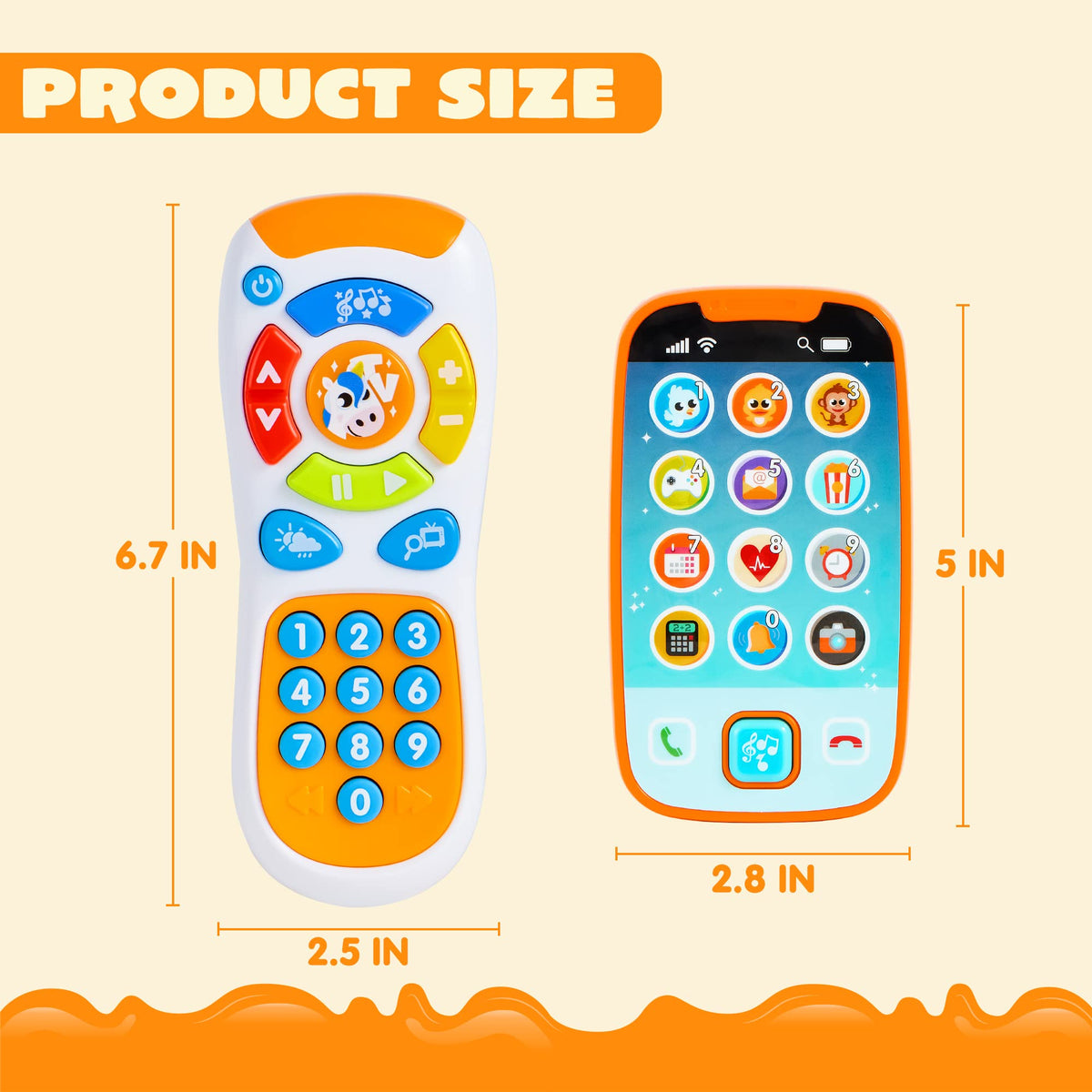 JOYIN child-safe ABS plastic construction for worry-free play sessions.
