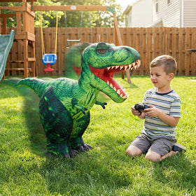 Joyin ideal gift for ages 6-12 blending RC excitement with dinosaur imagination.