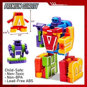 JOYIN Alphabet Robots safety testing ensures non-toxic materials for safe play.