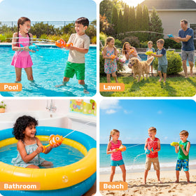 JOYIN durable plastic water guns, built for repeated pool and beach use.