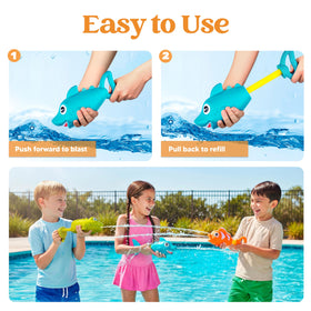 JOYIN shark water gun design, great for backyard battles and sunny beach days.