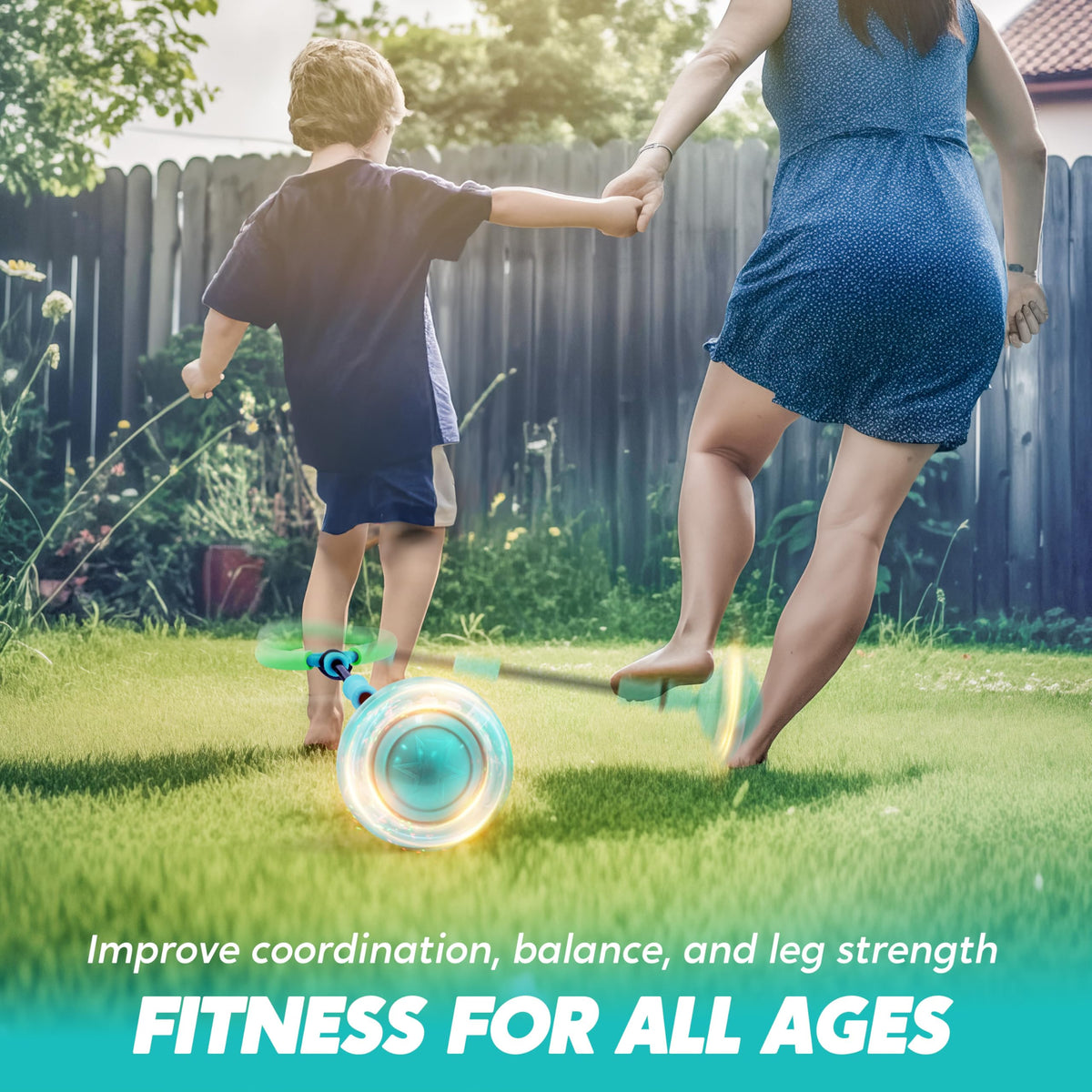JOYIN ankle loop padding provides comfortable, secure fit during active skipping sessions.