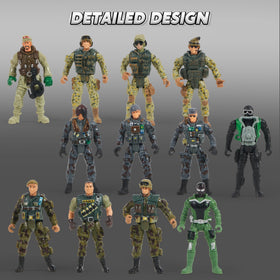 JOYIN army ranger figures with gear for action-packed scenarios.