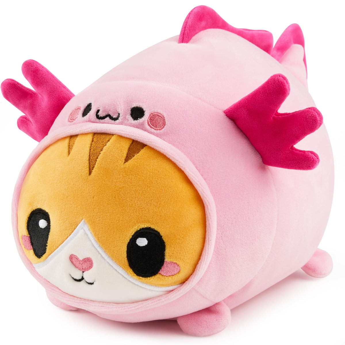 JOYIN axolotl-cat plush front view for cuddling pleasure and collectible charm