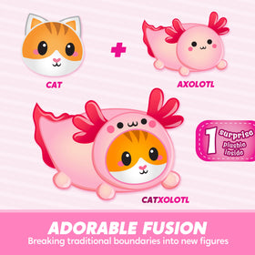 JOYIN axolotl-cat plush hidden pun highlights playful personality and conversation starter appeal