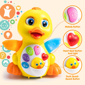 JOYIN duck singing from pouch promotes interactive play and curiosity.