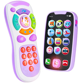 JOYIN baby learning phone with bright screen boosts imaginative play.
