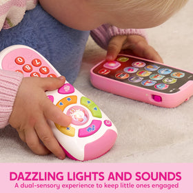 JOYIN Baby Learning Phone durable ABS plastic for safe toddler handling