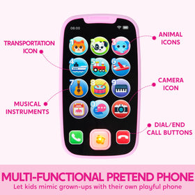 JOYIN Baby Learning Phone music features with animal and calculator sounds