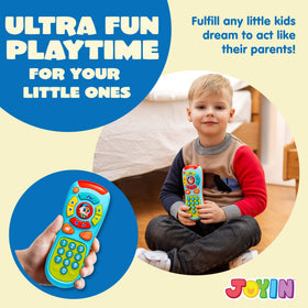 JOYIN realistic-sounds highlight the toy's engaging audio features for auditory exploration.