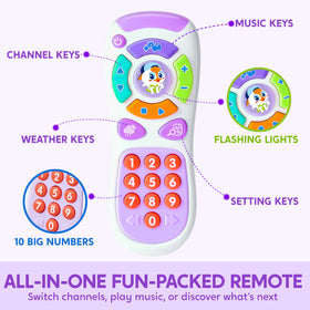 JOYIN baby learning phone with tactile buttons supports small-hand exploration.