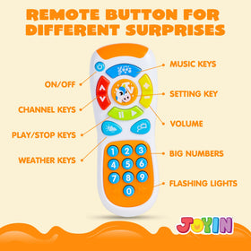 JOYIN baby phone designed for small hands to improve grip and dexterity.