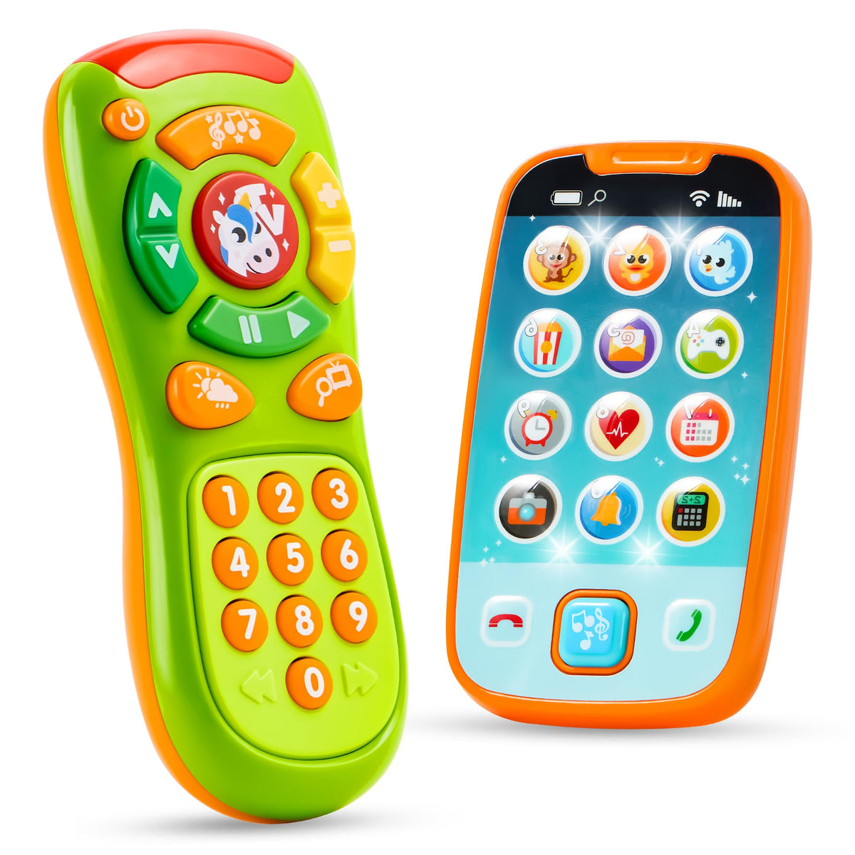 JOYIN baby toy phone with music engages small hands and sparks imitation play.